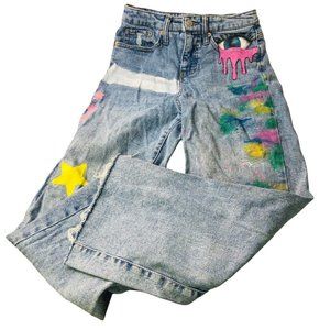 Wild Fable Womens Blue Jeans High Rise Skater